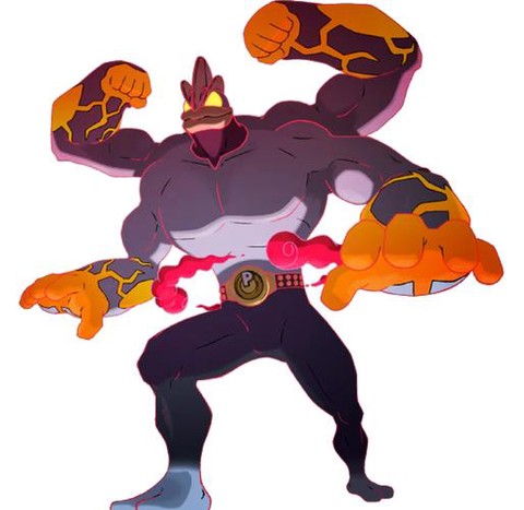 神奇宝贝怪力怎么画[图2]